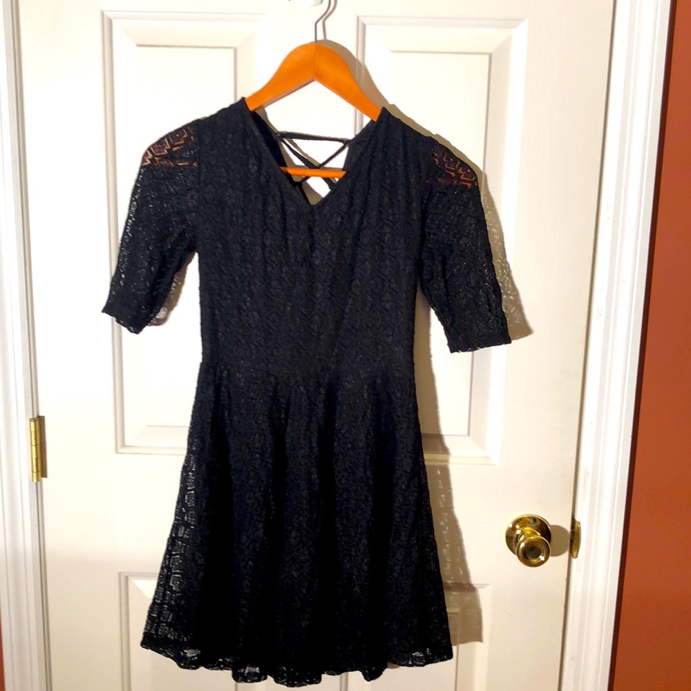 Love Fire Black Semi Formal Dress Juniors Small
